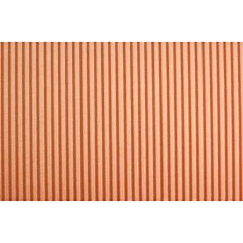 Cartoncino ondulato Cannet CWR 50x70 cm - 230 gr arancio - conf. 10 pezzi - 2206/11