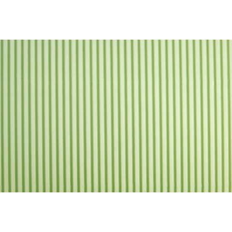 Cartoncino ondulato Cannet CWR 50x70 cm - 230 gr verde chiaro - conf. 10 pezzi - 2206/10