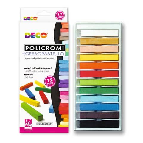 Gessi quadrati policromi CWR 12 colori assortiti MY/MCP12