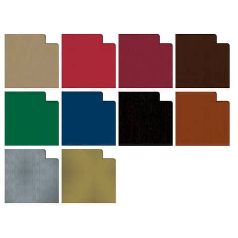 Box carta regalo ECOCOLOR KRAFT Rex-Sadoch 50 pezzi colori dark 733J1DAR