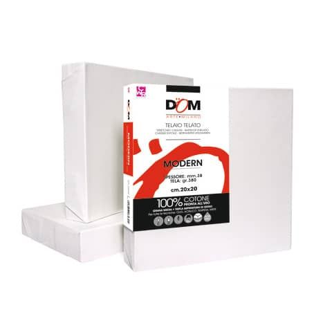 Telaio telato per pittura CWR Modern 380 g bordo 38 mm - 20x20 cm - 356/2020
