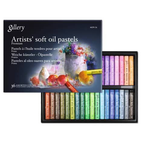Pastelli a olio tondi per artisti CWR 36 colori assortiti 12762/36