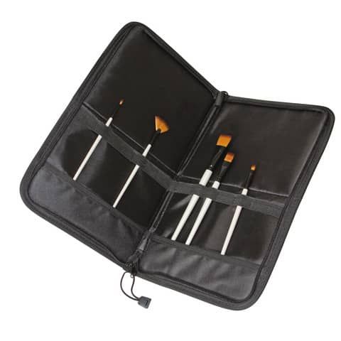 Astuccio in tessuto per pennelli CWR pieghevole 10556