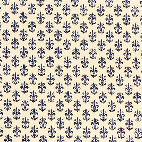 Rotolo carta lavabile per cassetti Sadoch- formato 500 cm x 5 mt fantasia giglio blu - X33X5-777CF50 -13