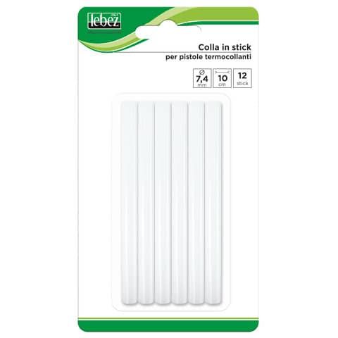 Colla a caldo Lebez diametro 7,2 mm - confezione 12 pezzi - 1083