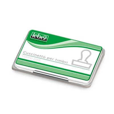 Cuscinetto per timbri Lebeze 8,5x12,5 cm colore blu 1481-BL