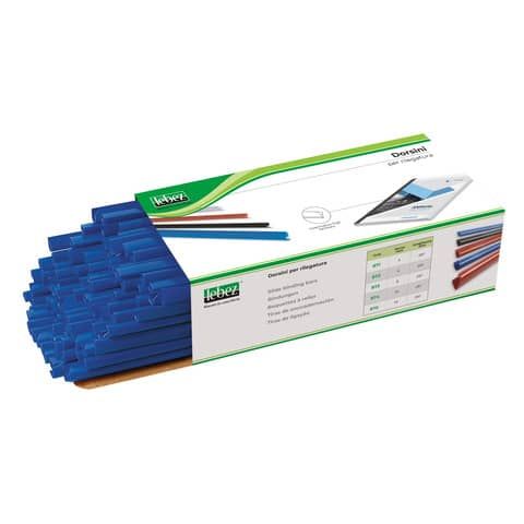 Dorsino in plastica tondo Lebez formato 6 mm - colore blu 872BL