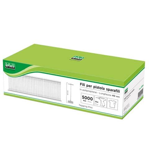 Fili per pistola sparafili Lebez formato 65 mm - conf. 5000 pezzi - 5268