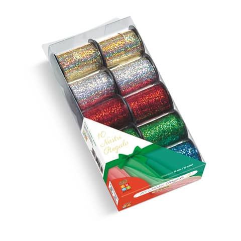 Nastro regalo Lebez 10x10 mt - iridescenti 4235