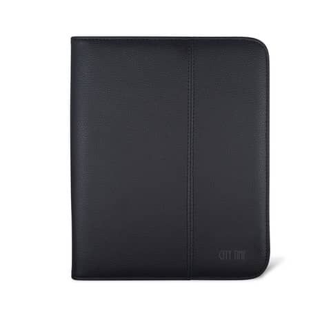 Portablocco in similpelle Niji nero formato 20,5x25 cm 4850-N