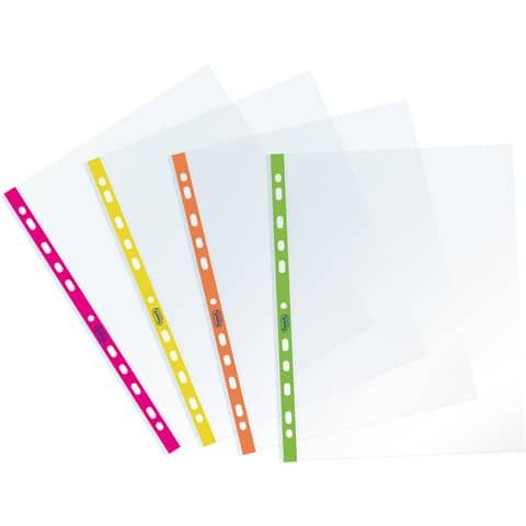 Buste a foratura universale Favorit banda laterale colori fluo 400136862