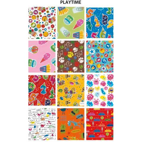 Carta da regalo Bolis formato 70x100 patinata play time - conf. 50 pz - 79007948800 -19
