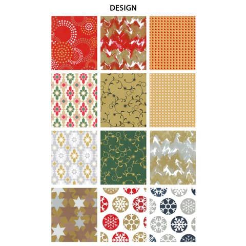 Carta da regalo Bolis formato 70x100 Christmas fantasy - conf. 50 pz - 79007943800