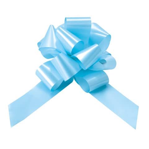 Fiocchi saldati Bolis Splendene formato 48 mm - azzurro - conf. 20 pz - 56014862025