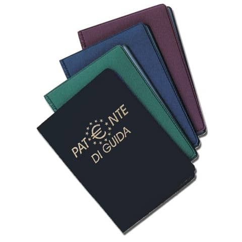 Portapatente europea Alplast a due scomparti colori neutri 1006N