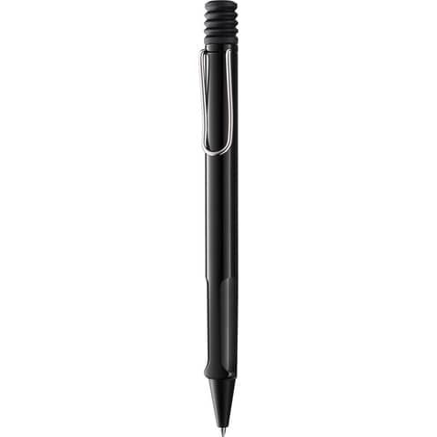 Penna Safari Lamy inchiostro nero e punta media Blacksfera - fusto nero 1220400