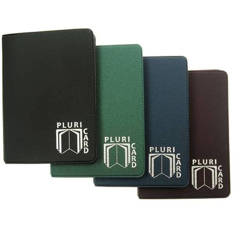 Pluricard Smile Alplast a libro con 14 scomparti colori tenui 880-8