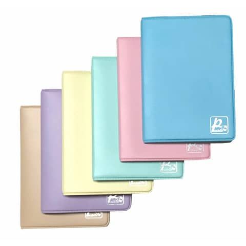 Pluricard Smile Alplast a libro con 14 scomparti colori pastello 880P