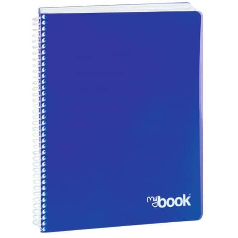 Quaderno spiralato con fori Nikoffice 70 gr - 144 ff - formato A4 - 5 mm - 30NIK093