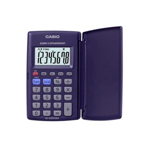 Calcolatrice tascabile Casio HL820VER 8 cifre - HL-820VERA-WA-EP