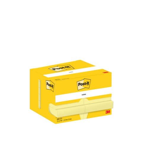 Foglietti riposizionabili classici Post-it Giallo Canary? - conf. 12 pz - formato 51x76 mm - 656