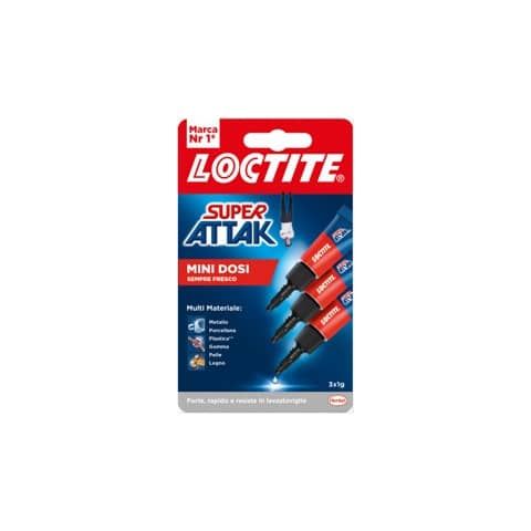 Colla Loctite Super Attak - conf. 24 pz Mini Dosi 2631597