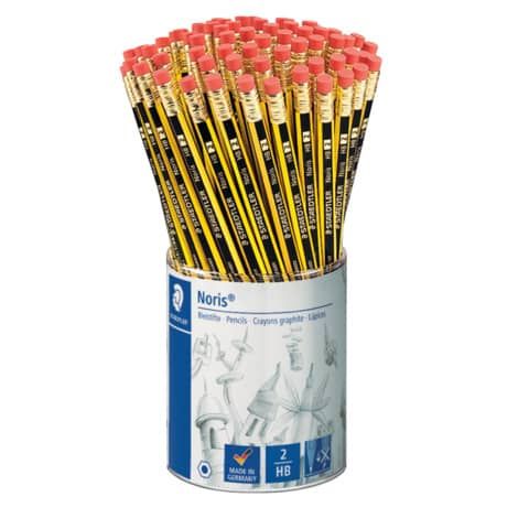 Espositore 72 matite con gommino Staedtler Noris HB 122 KP72