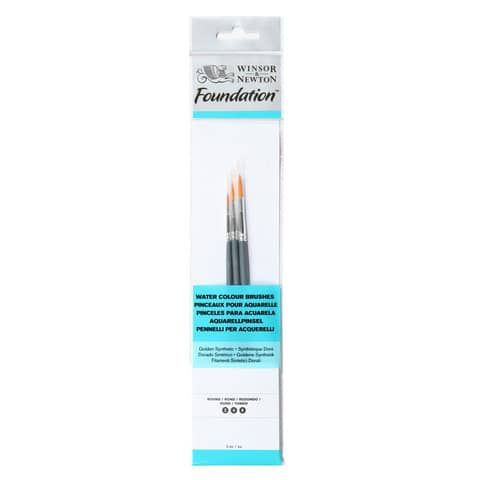 Set 3 pennelli Winsor&amp;Newton tondi n 2/4/6 5295010
