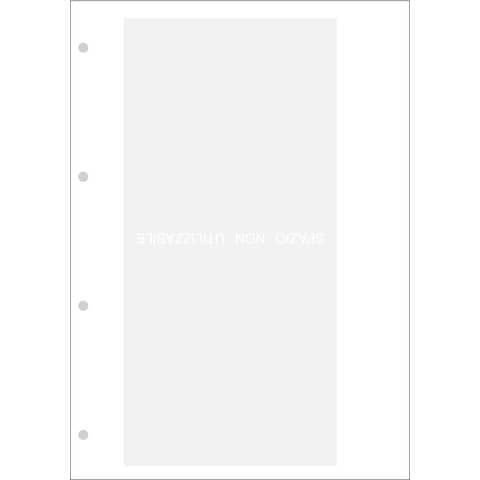 Carta uso bollo da 90 g per laser O.C.L. bianco con 4 fori - 500 ff - 1464F