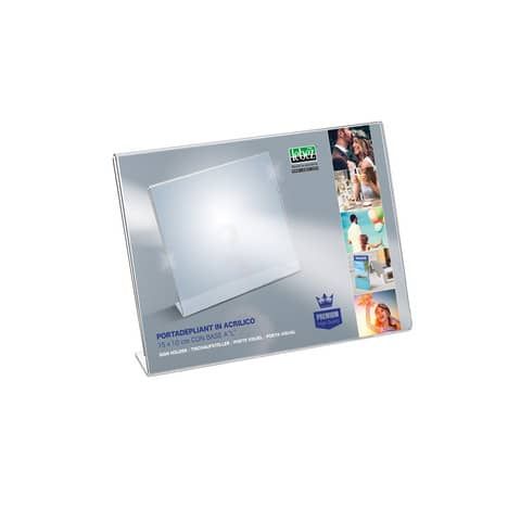 Cornice da tavolo Lebez in acrilico - orizzontale - 15x10 cm 7041