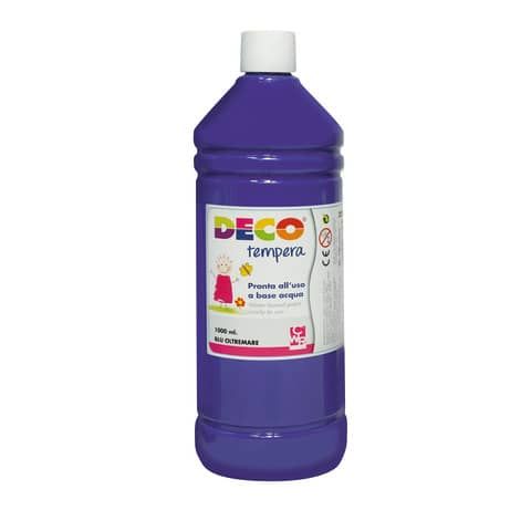 Tempera CWR Deco in flacone da 1000 ml blu oltremare 08808/10