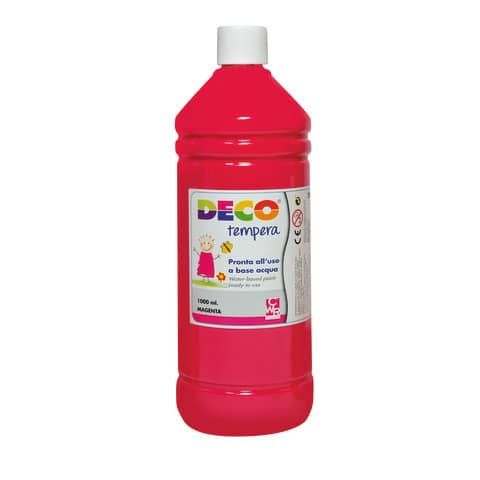 Tempera CWR Deco in flacone da 1000 ml magenta 08808/25