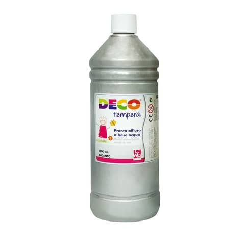 Tempera CWR Deco in flacone da 1000 ml argento 08808/41