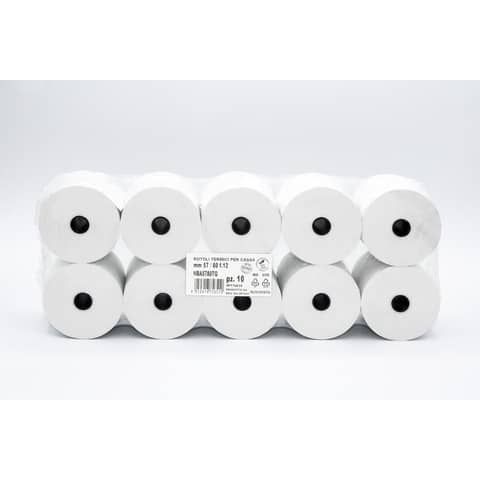 Rotoli registratore di cassa Rotolificio Pugliese Exclusive BPA FREE conf. 10 pz 57 mm x 80 m - NBA5780TQ