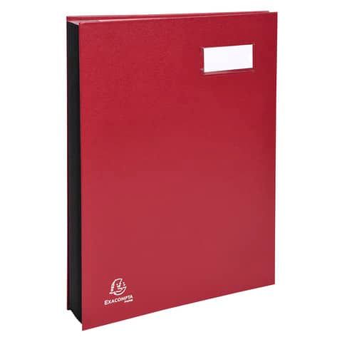 Libro firma Exacompta a 18 scomparti bordeaux 24184E