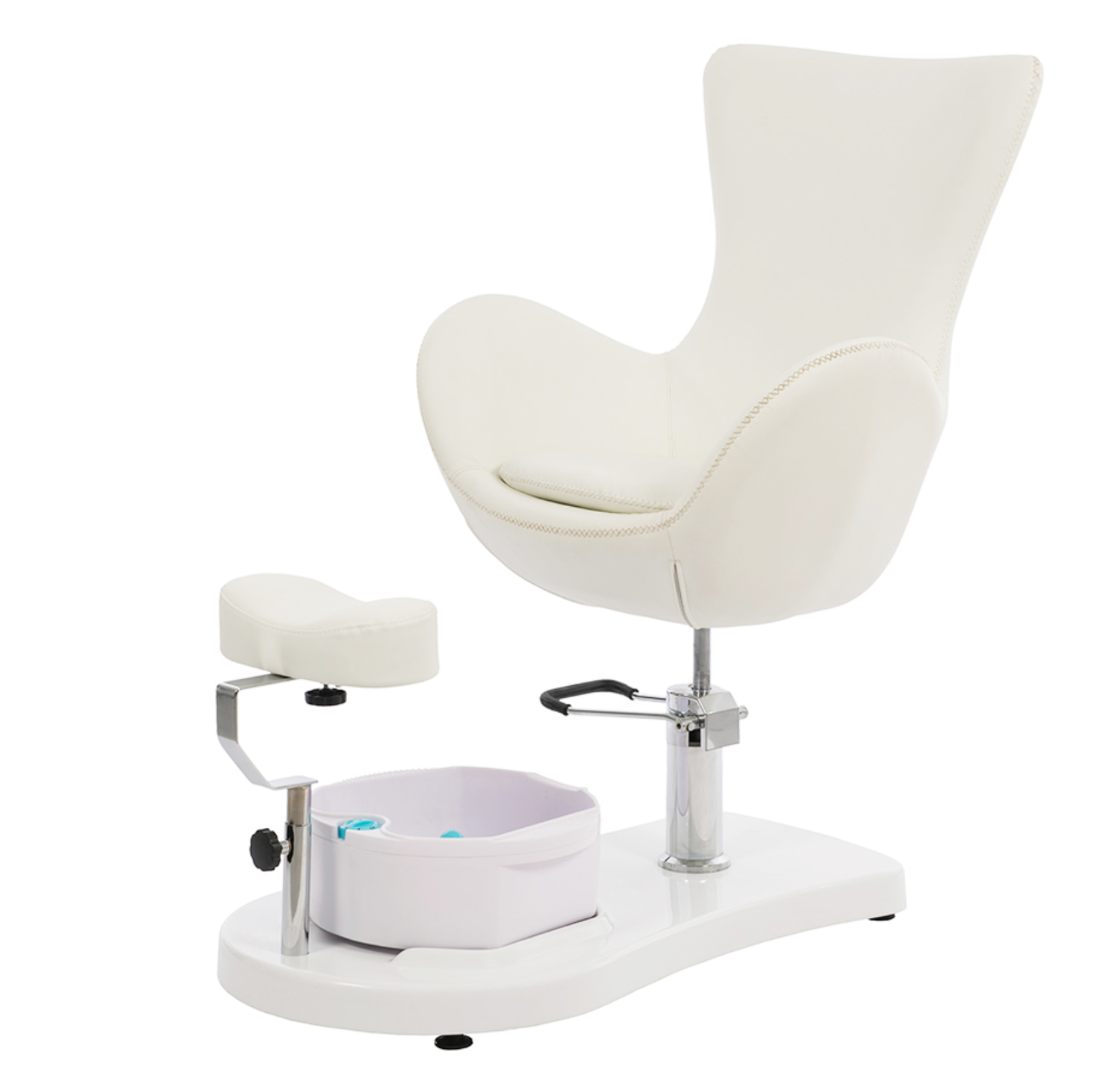 BLUE FARM | Weelko. Crem. Pedicure chair with foot spa basin and foot support