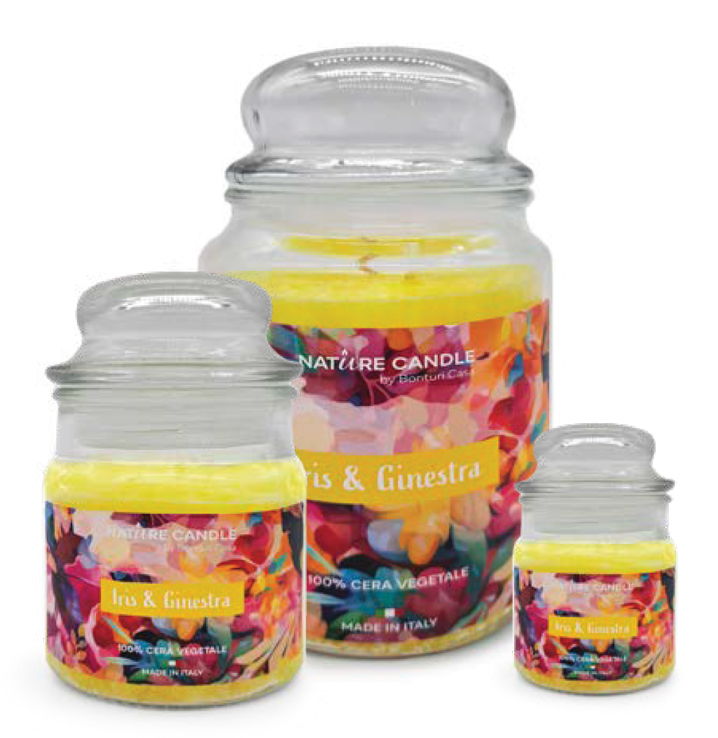 KALINDRA | Bonturi. Petali Line: Jar Candles. Iris and Broom