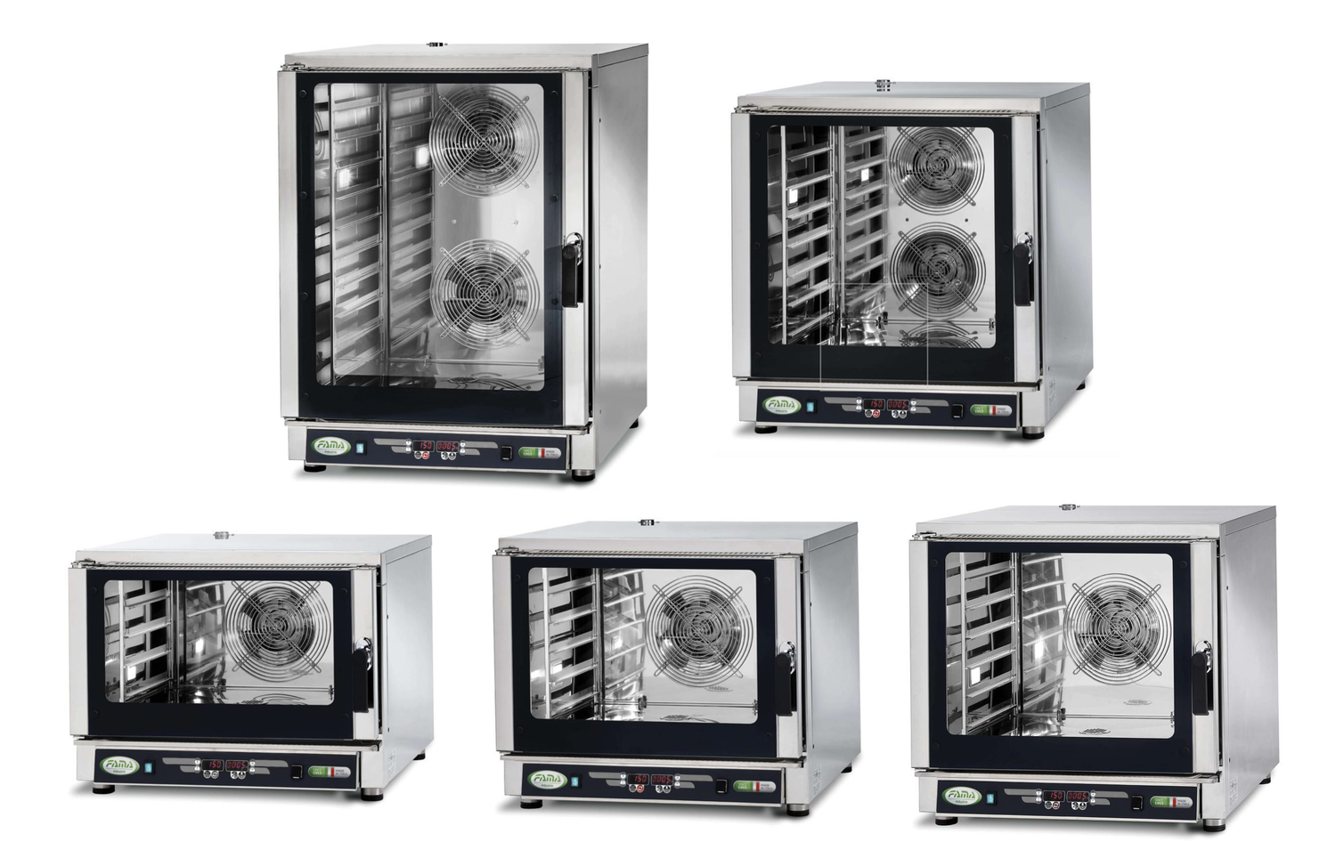 BLUE FARM | FAMA. Digital convection ovens with water injection