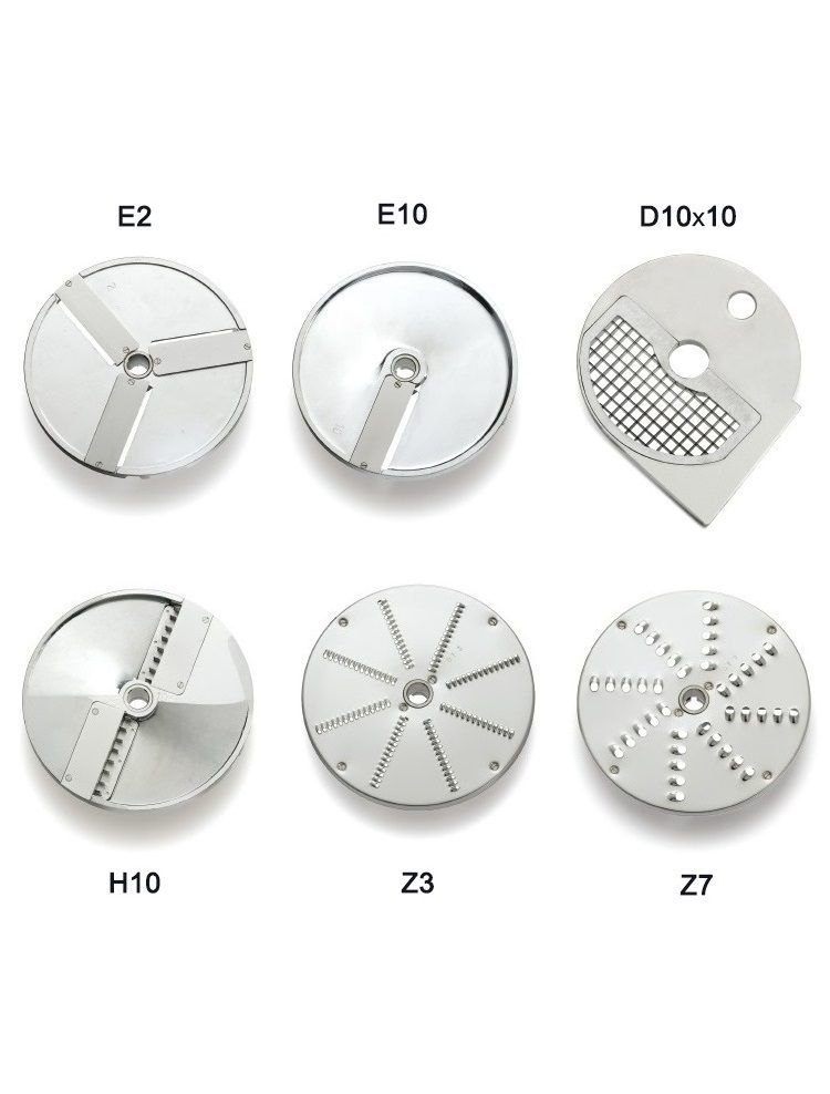 BLUE FARM | FAMA. Discs D, DP8 e DP10 for Élite and Élite PRO professional vegetable cutters
