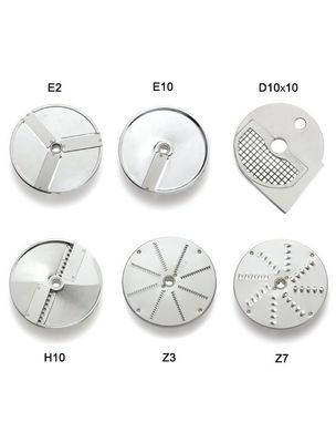 BLUE FARM | FAMA. Discs D, DP8 e DP10 for Élite and Élite PRO professional vegetable cutters