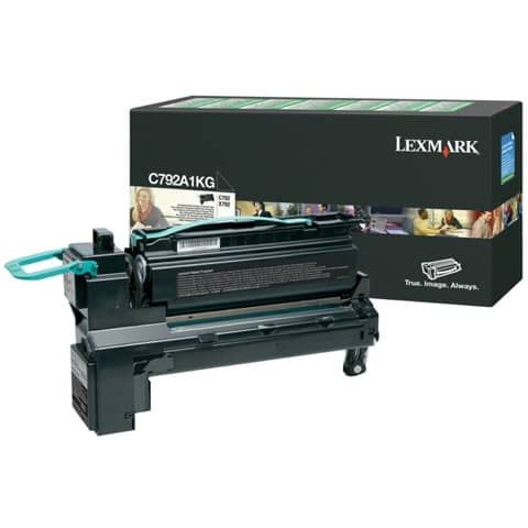 Toner return program Lexmark nero  C780A1KG