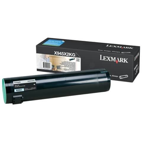 Toner alta resa Lexmark nero  X945X2KG