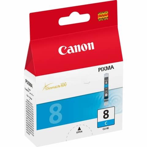 Serbatoio inchiostro CLI-8C Canon ciano  0621B001