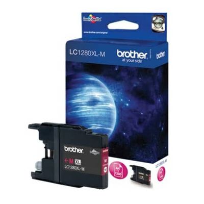 Cartuccia inkjet alta capacit 1280 Brother magenta LC-1280XLM