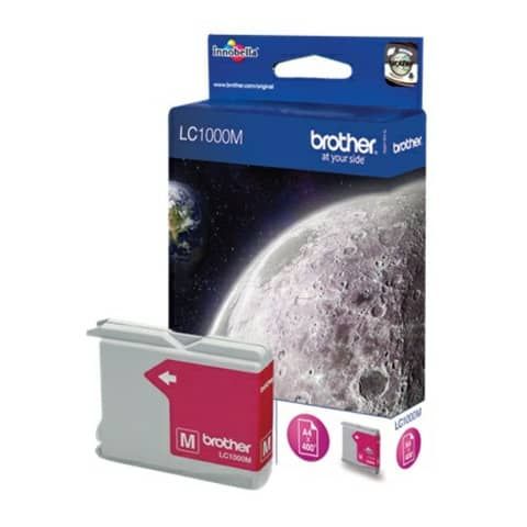 Cartuccia inkjet 1000 Brother magenta  LC-1000M