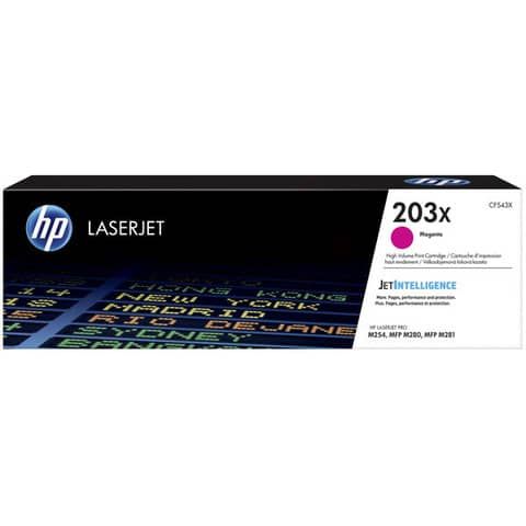 Toner alta capacit 203X HP magenta  CF543X