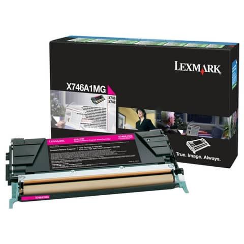 Toner return program X746, X748 Lexmark magenta X746A1MG