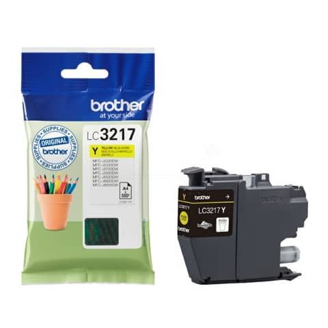 Cartuccia inkjet Brother giallo  LC-3217Y