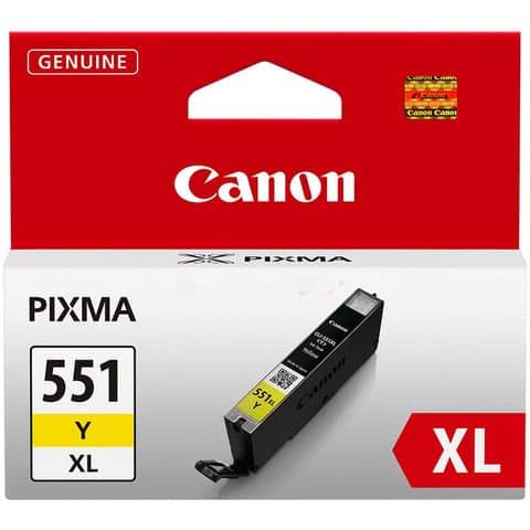 Serbatoio inchiostro alta capacit CLI-551XL Y Canon giallo 6446B001