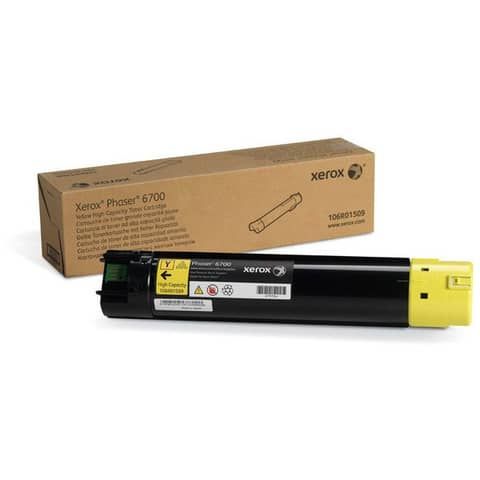 Toner alta capacit Xerox giallo  106R01509
